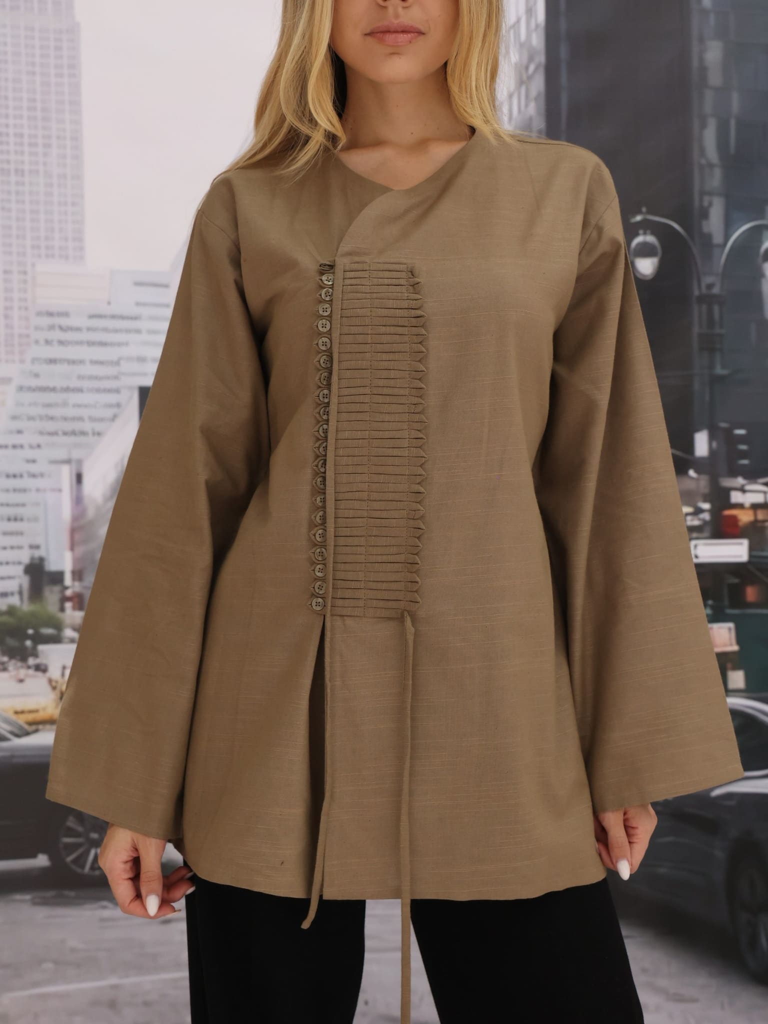 Olea Olive Interwine Shirt