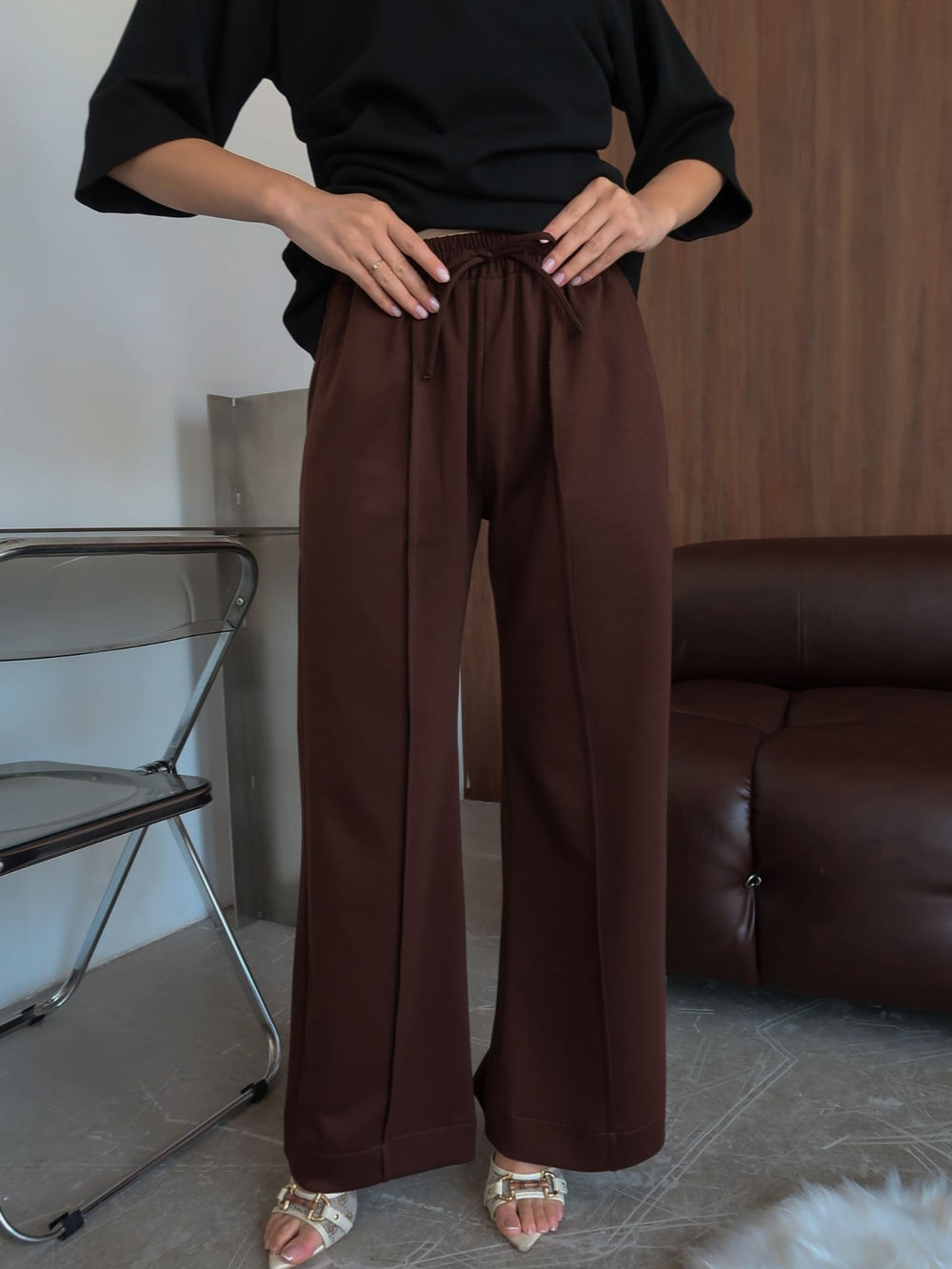 Brew Brown Soft Sweat Pants