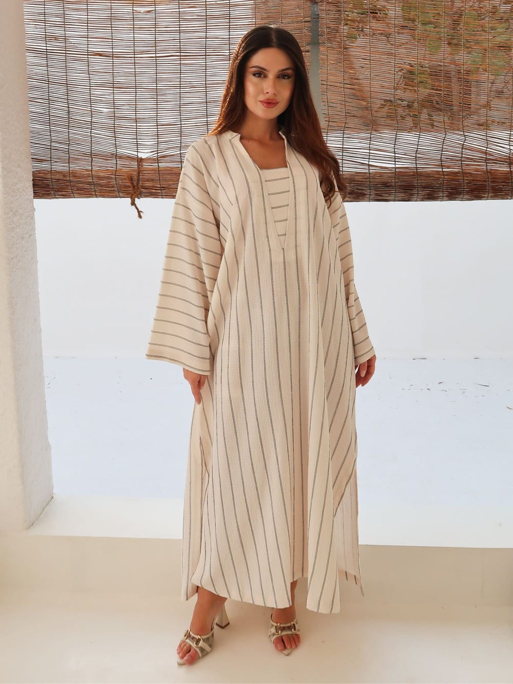 Valen Threaded Stripe Textured Tunic