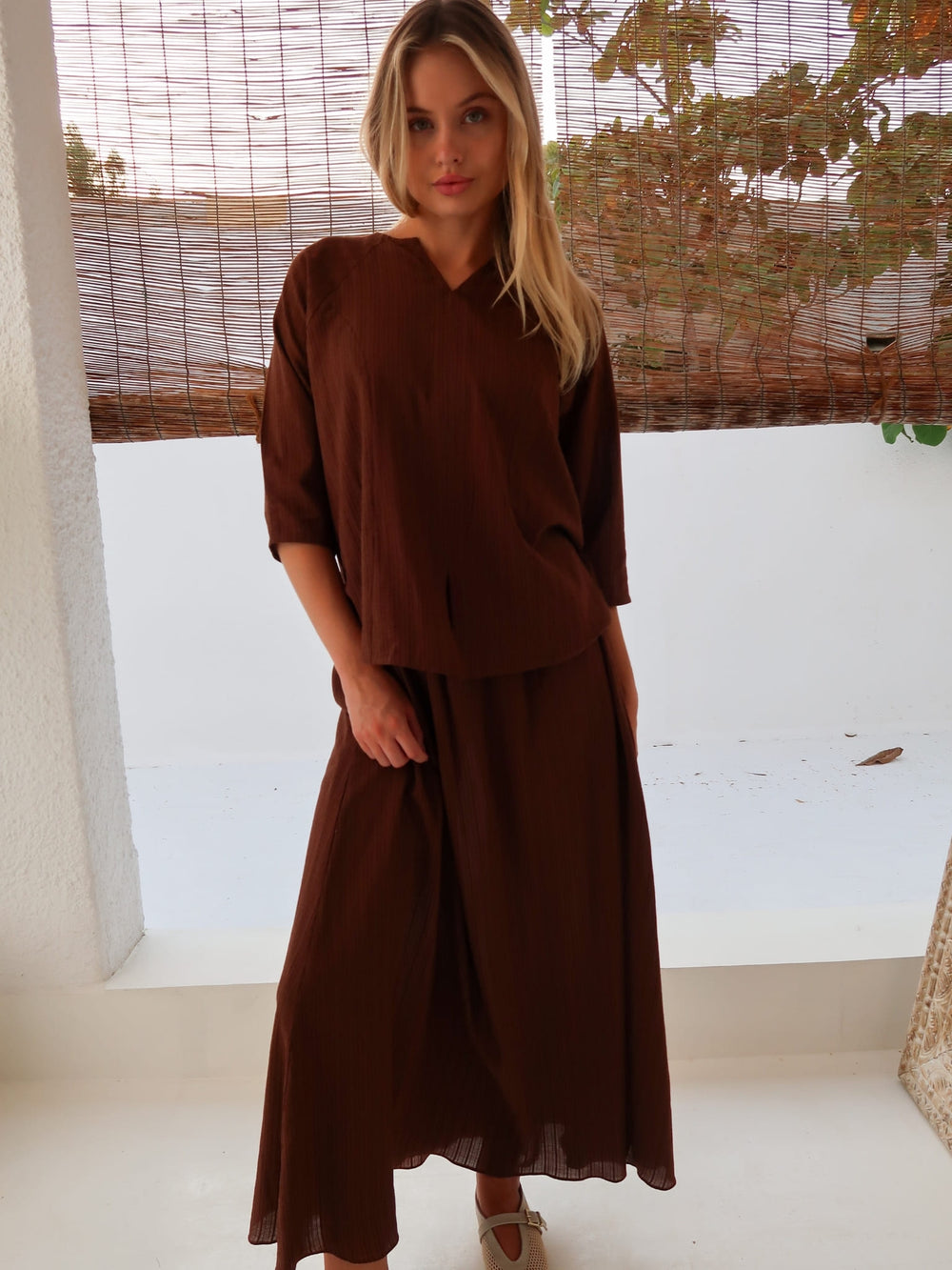 Fella Lyn Imprint Texture Skirt