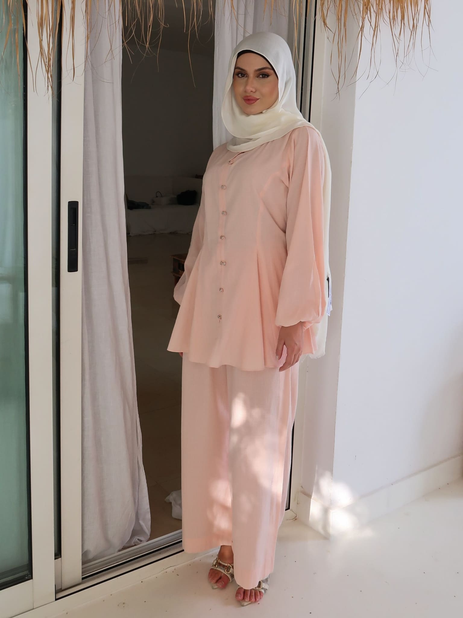 Zimmy Pink Texture Pants
