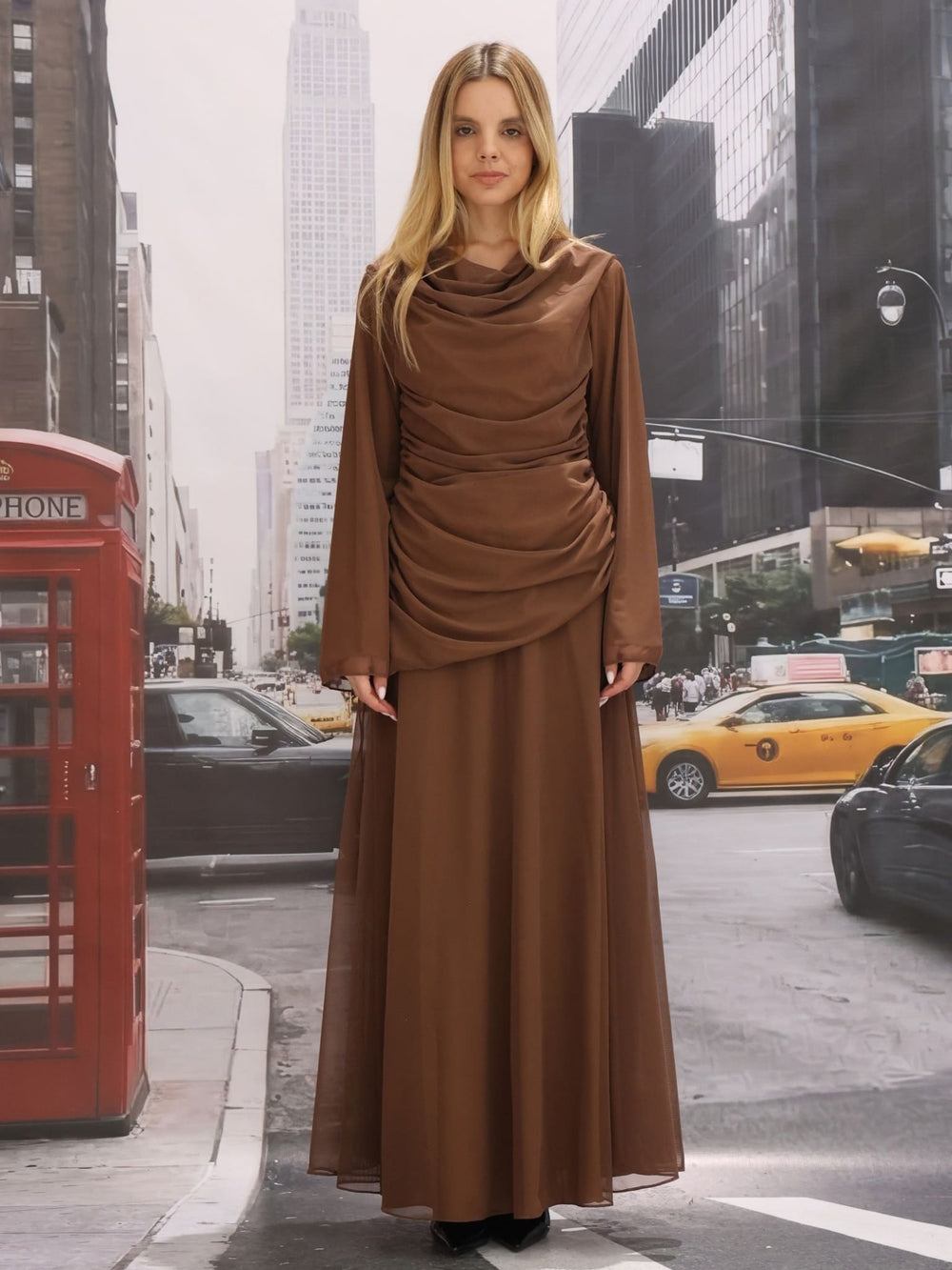 Ruper Caramel Flowy Skirt