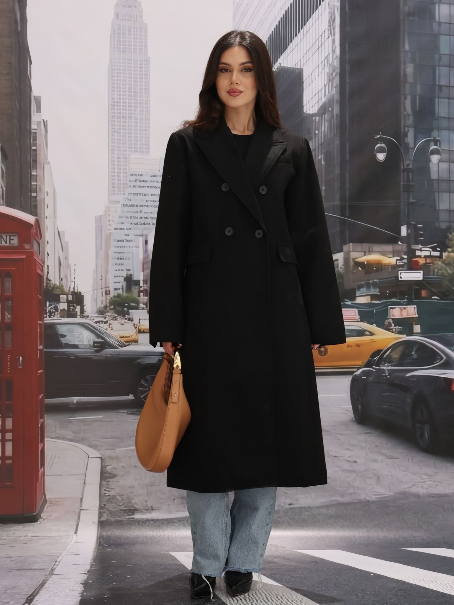 The Black Timeless Coat