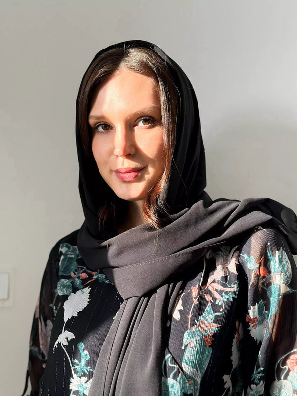 Essential Chiffon Hijab / Stole - Black Apparel & Accessories  - Sowears