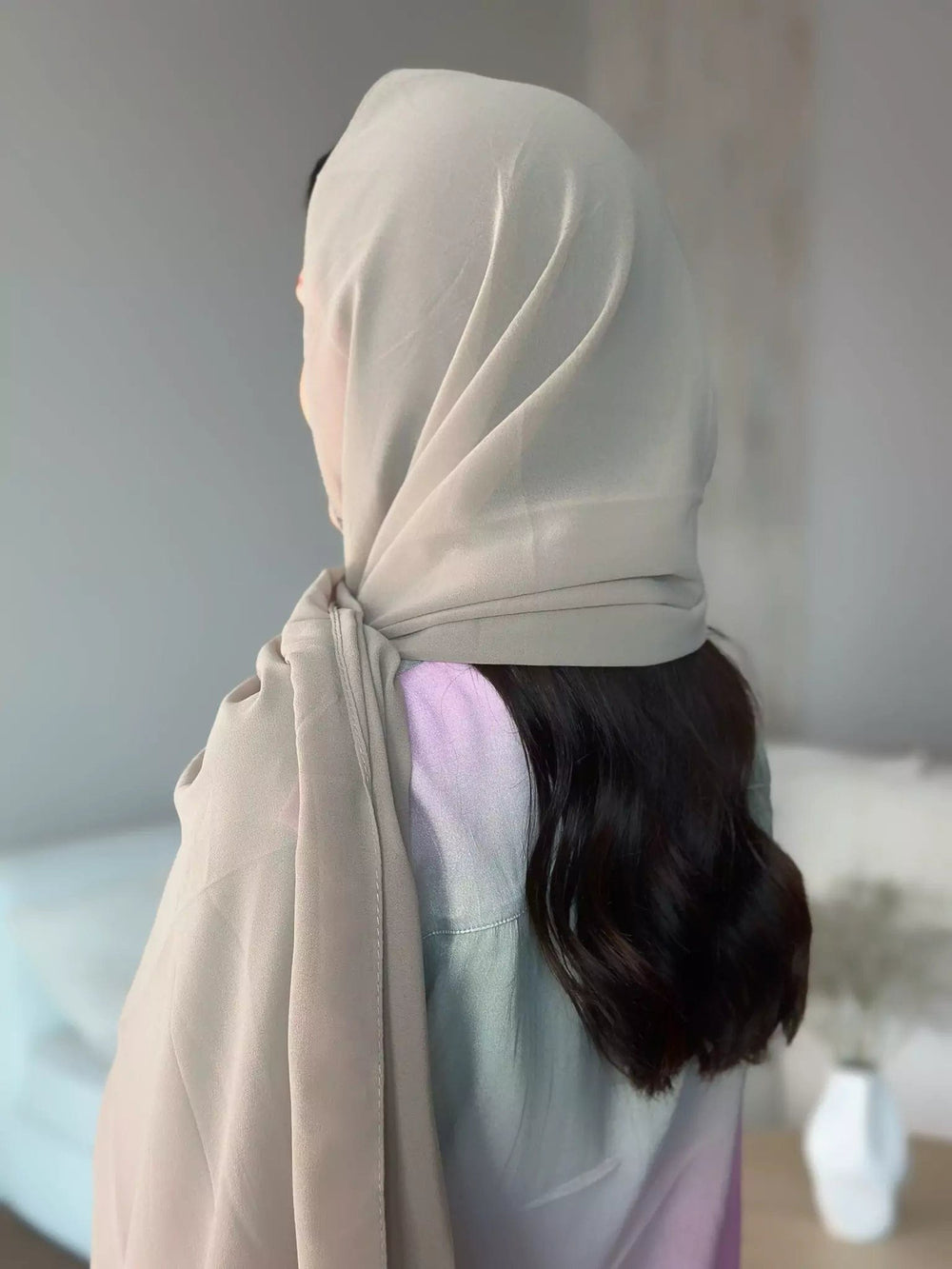 Essential Chiffon Hijab / Stole - Sand Stone