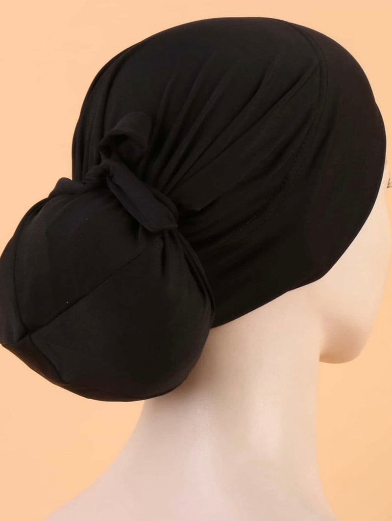 Hijab Cap - Black Apparel & Accessories  - Sowears