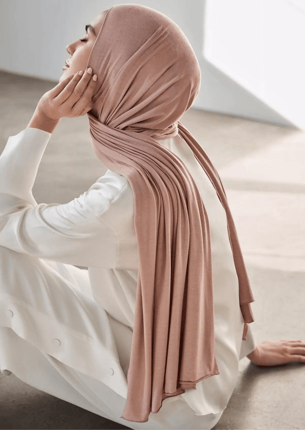 Jersey Hijab Beige - Main Image