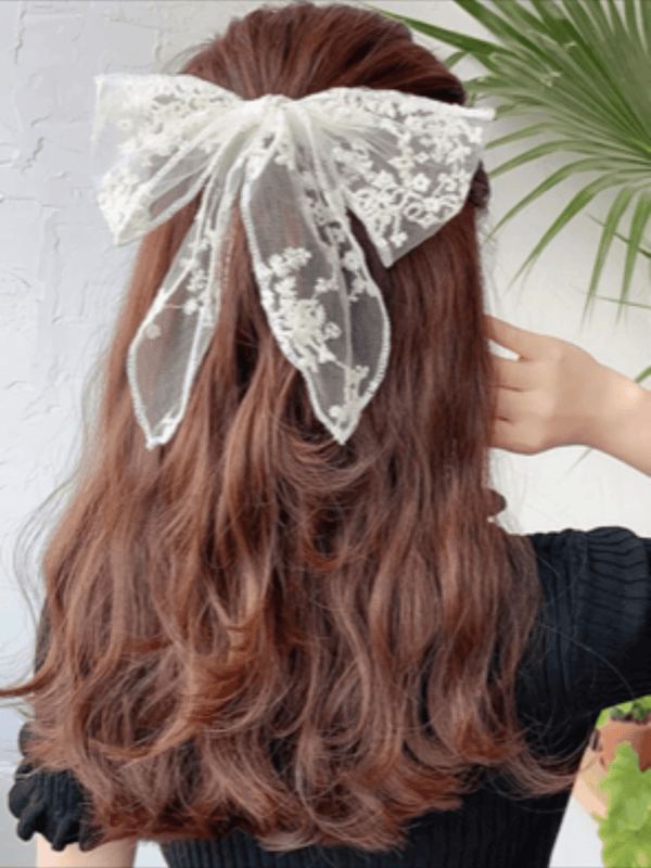White Net Hair Pony Apparel & Accessories  - Sowears