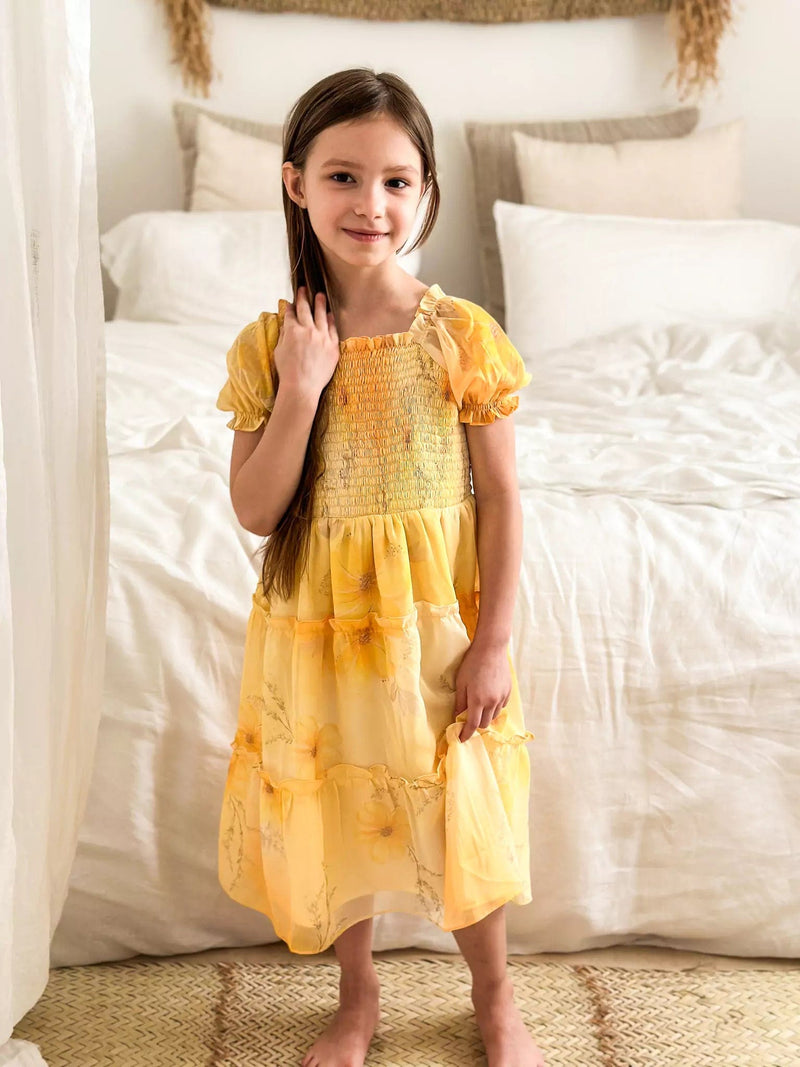 Mini Day Lily Floral Dress Baby & Toddler Dresses  - Sowears