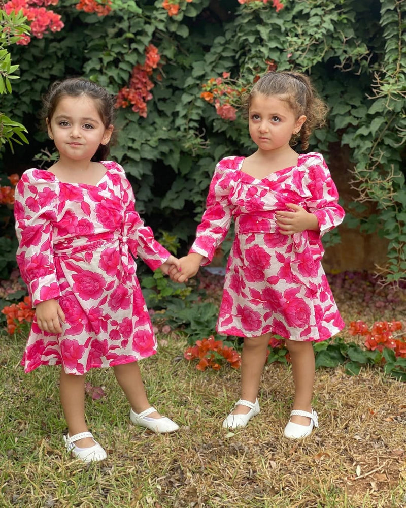 Mini Flora In Cotton Dress Baby & Toddler Dresses  - Sowears