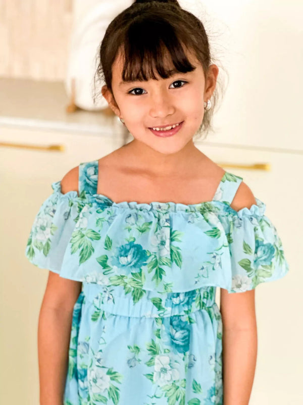 Mini Floral Waltz Lacey Dress Baby & Toddler Dresses  - Sowears