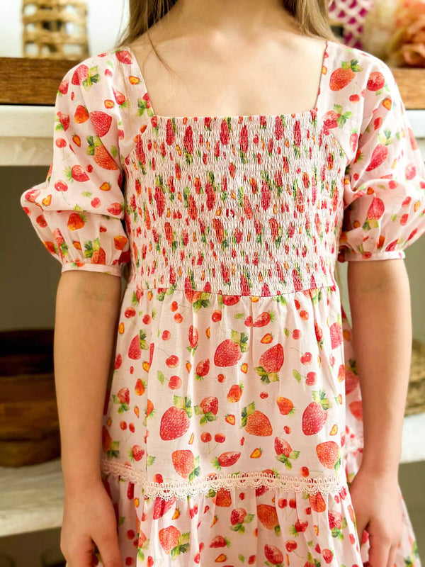 Mini Fragaria Strawberry Dress Baby & Toddler Dresses  - Sowears