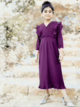 Frilly - Purple Pleated Dress