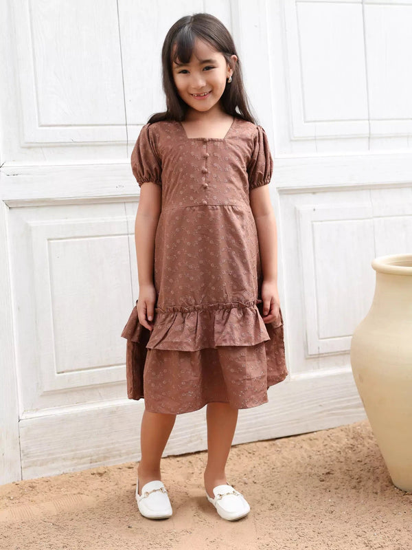 Mini Josie Embroidered Long Dress Baby & Toddler Dresses  - Sowears