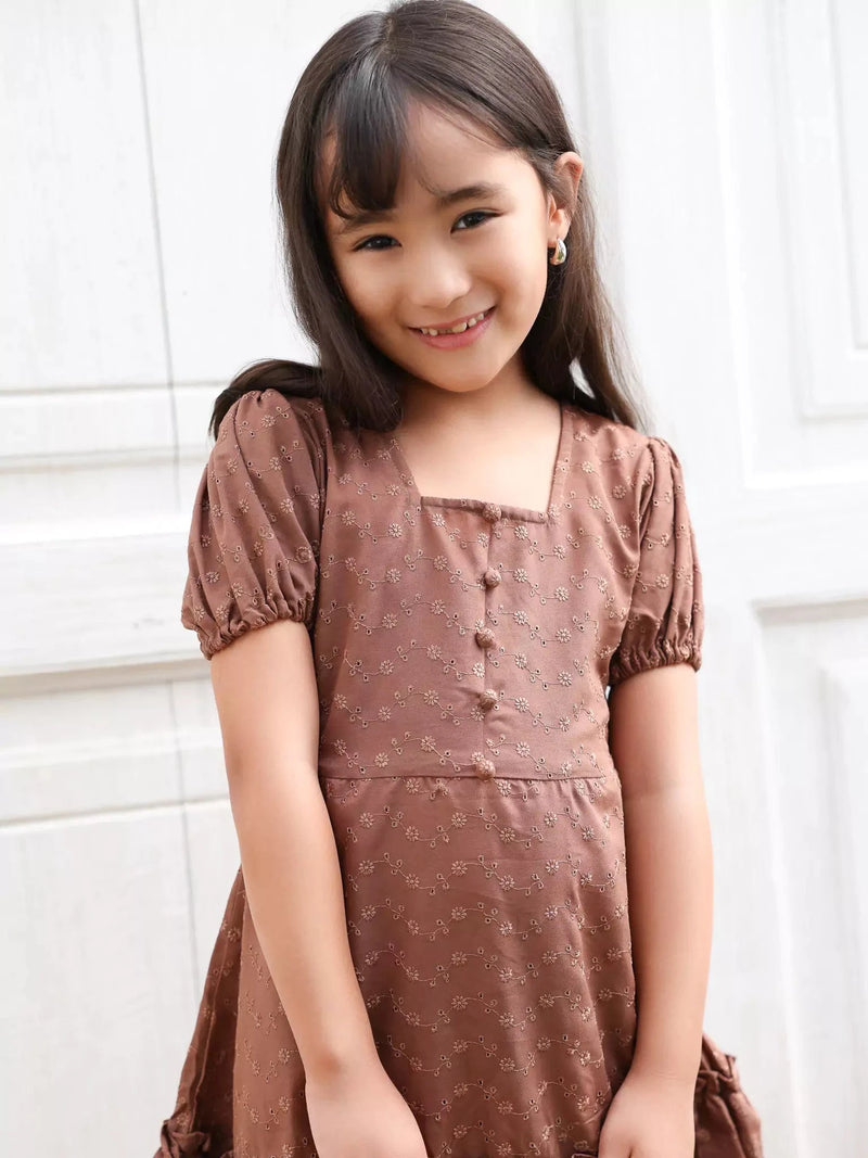 Mini Josie Embroidered Long Dress Mini Josie Embroidered Long Dress