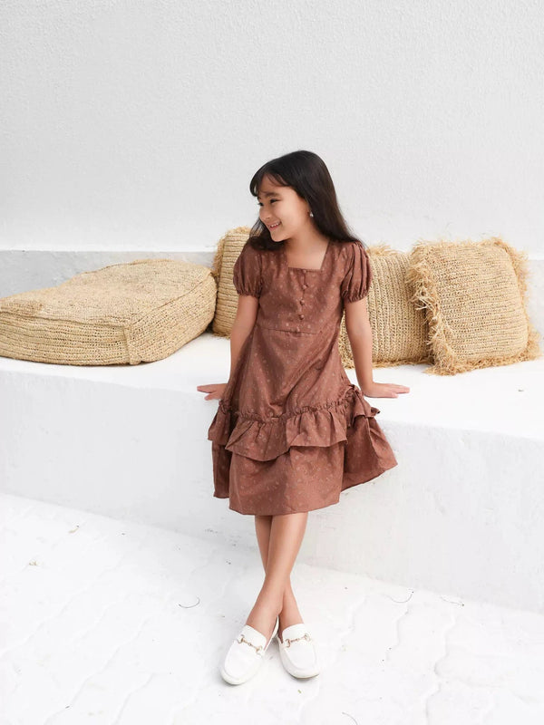 Mini Josie Embroidered Long Dress