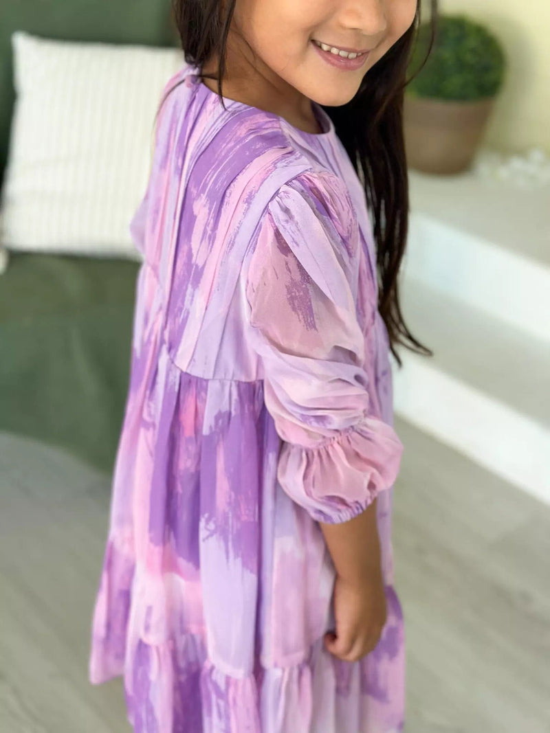 Mini Purple Hues Baby & Toddler Dresses  - Sowears