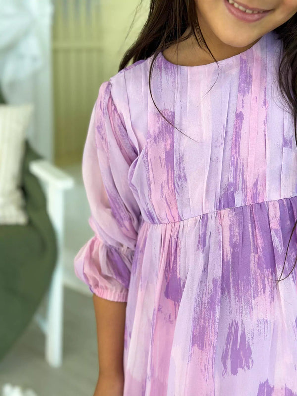 Mini Purple Hues Baby & Toddler Dresses  - Sowears