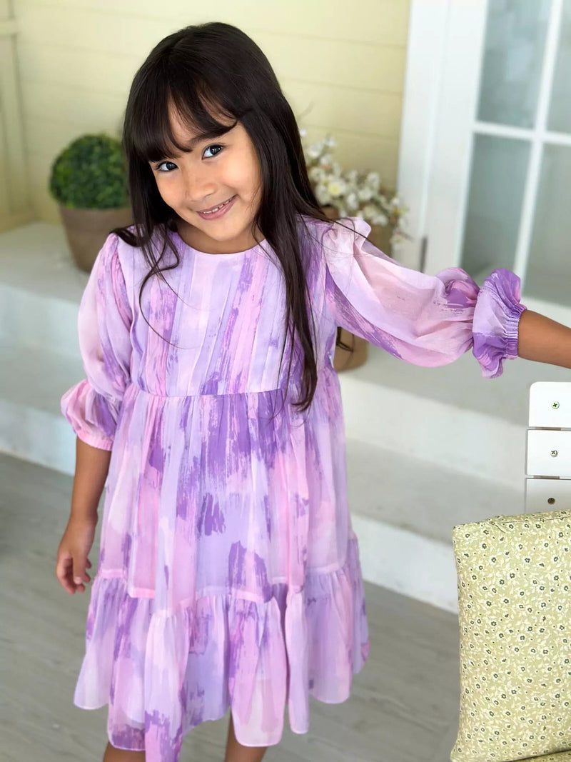 Mini Purple Hues Baby & Toddler Dresses  - Sowears