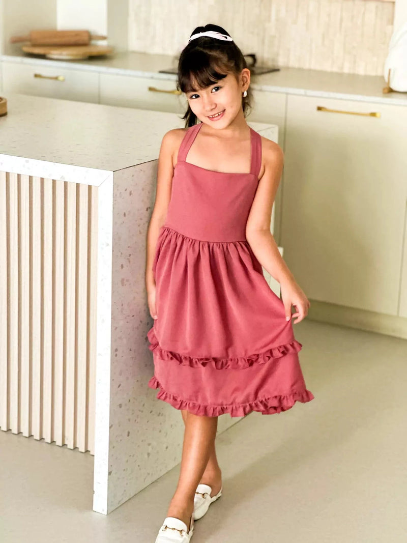 Mini Zelie Frill Dress For Girls Baby & Toddler Dresses  - Sowears