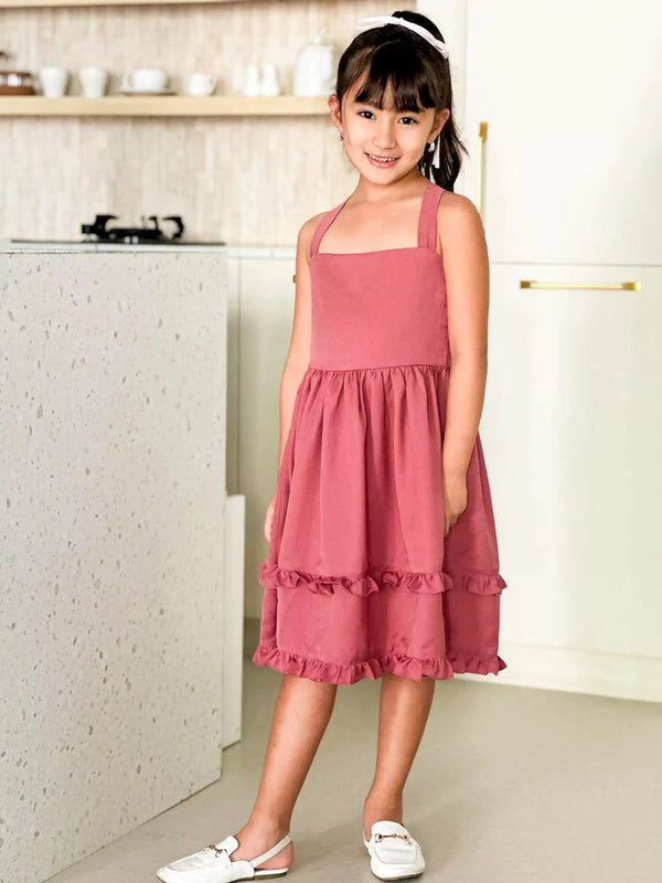 Mini Zelie Frill Dress For Girls Baby & Toddler Dresses  - Sowears