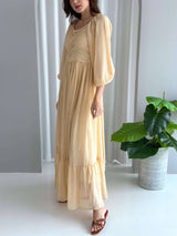 Amelia Wrap Long Dress Dresses  - Sowears
