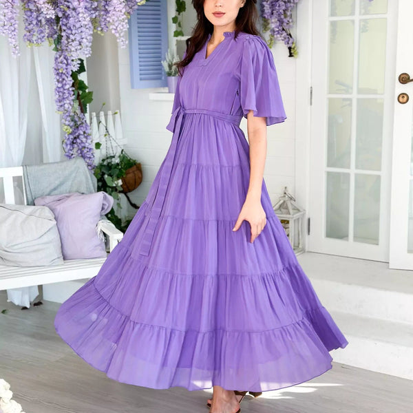 Amethyst Lilac Long Dress