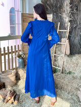 Aqua Marine Long Dress Dresses  - Sowears