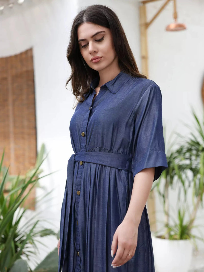 Ashen Long Dress Dresses  - Sowears