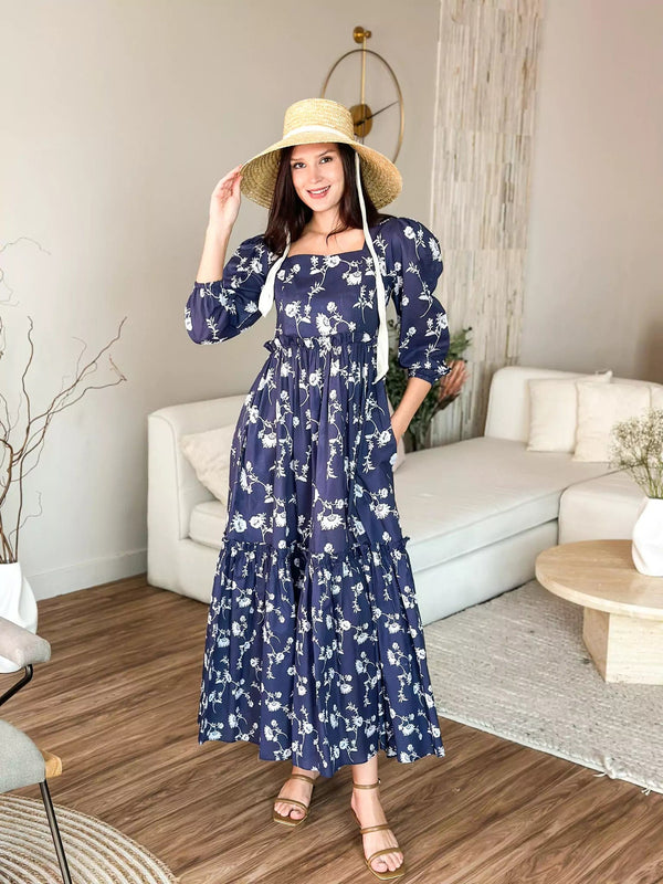 Buy Women Long Cotton Dresses Cotton Long Frocks