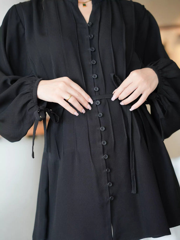 Bruskell Shirt In Black Dresses  - Sowears