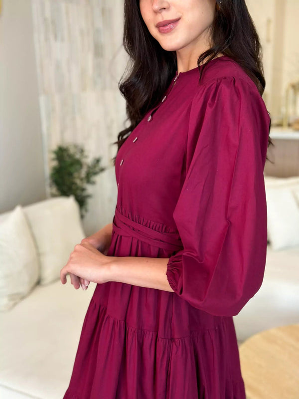 Cardinal Cotton Long Dress Cardinal Cotton Long Dress