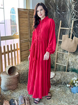 Charlotte Dress In Red Dresses  - Sowears