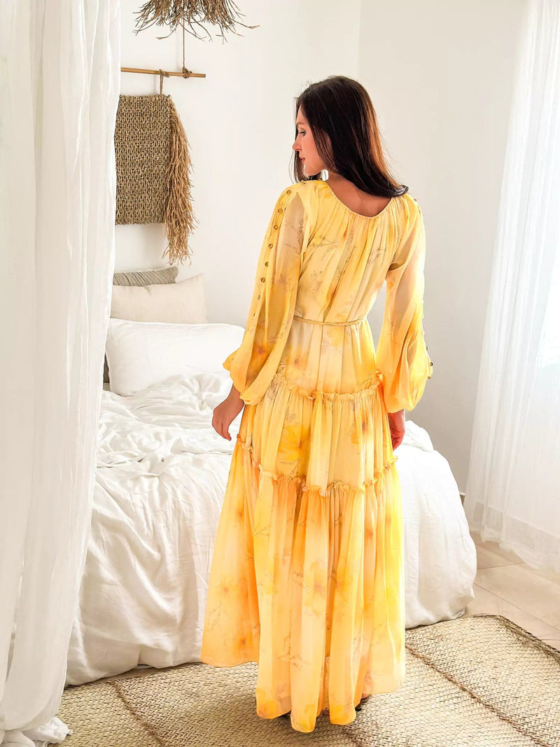 Day Lily Long Dress Dresses  - Sowears