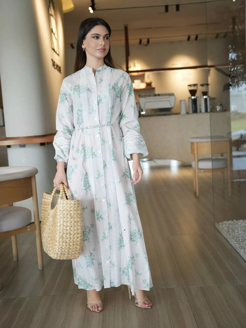 Diara Lace Long Dress