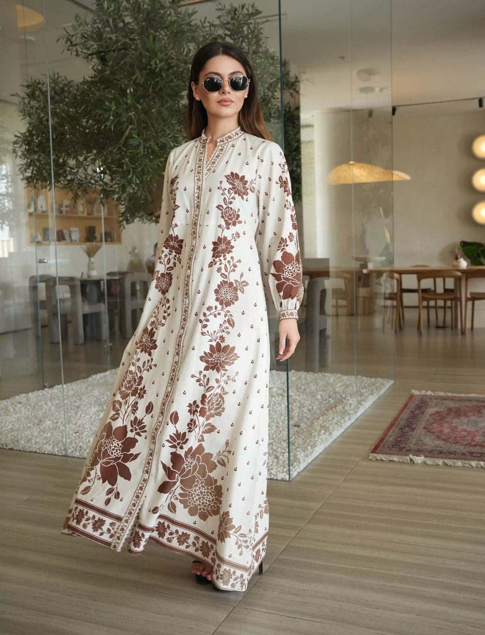 Ebony Gradient Long Dress