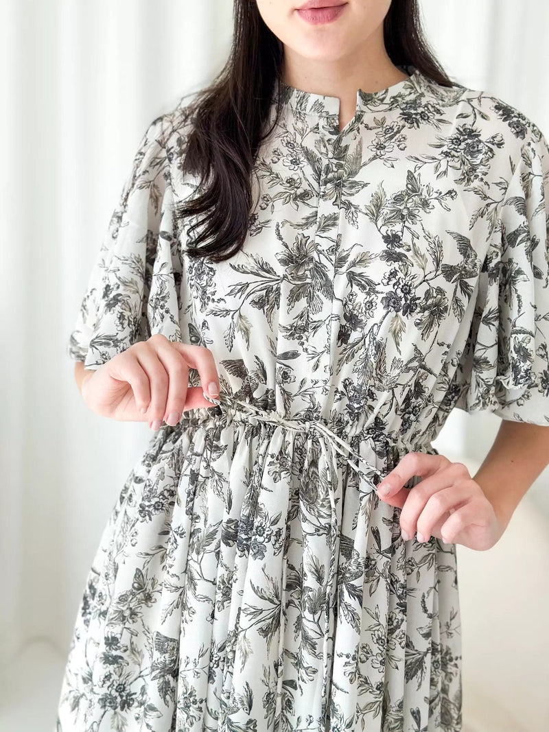 Flary Long Floral Dress Dresses  - Sowears