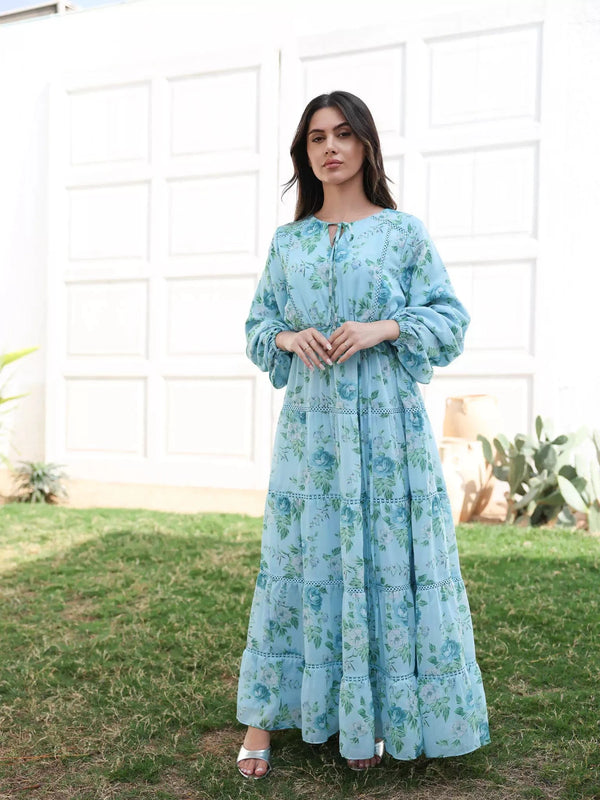 Floral Waltz Lacey Dress