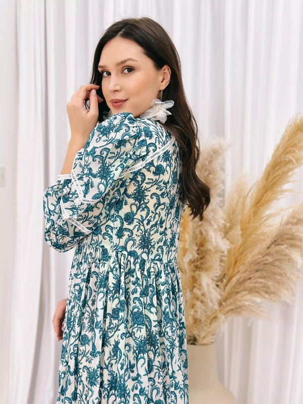 French Flora Lace Long Dress French Flora Lace Long Dress