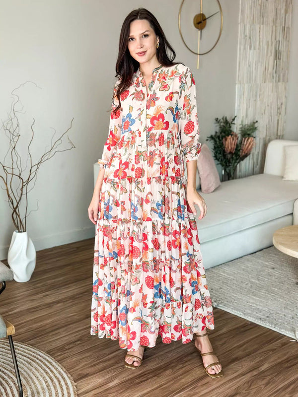 Formal floral maxi dresses best sale