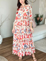 Hattie Floral Long Dress Dresses  - Sowears