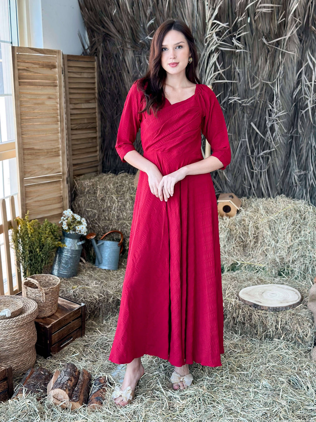 Loft red lace dress best sale