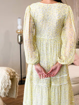 Isla Floral Lace Long Dress Dresses  - Sowears