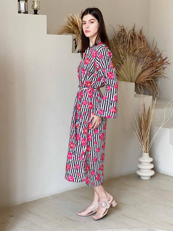lantana flower print midi dress Lantana Dress