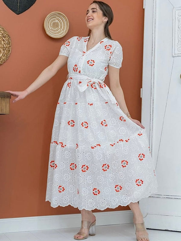 Floral frocks for women hotsell