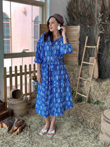 Lucy Blue Dress Dresses  - Sowears