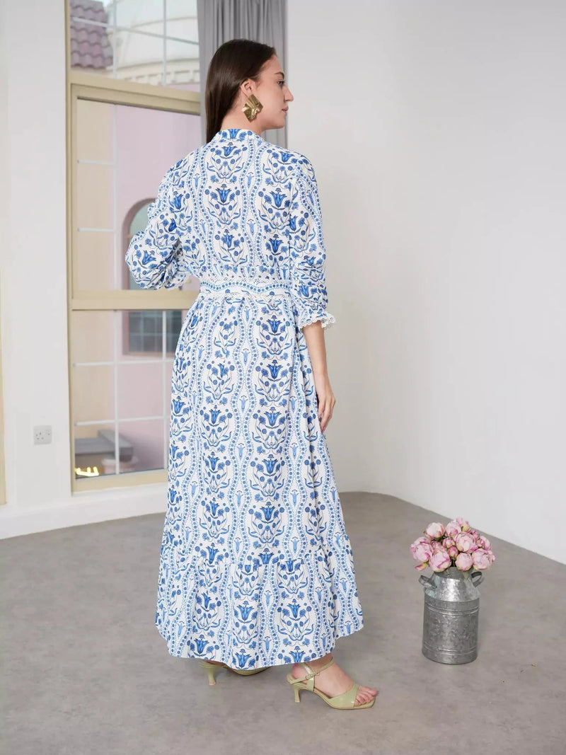 Lunaria Floral Long Dress Dresses  - Sowears