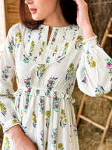 Marigold Cotton Summer Dress Dresses  - Sowears