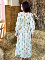 Marigold Cotton Summer Dress Dresses  - Sowears