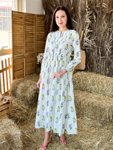 Marigold Cotton Summer Dress Dresses  - Sowears